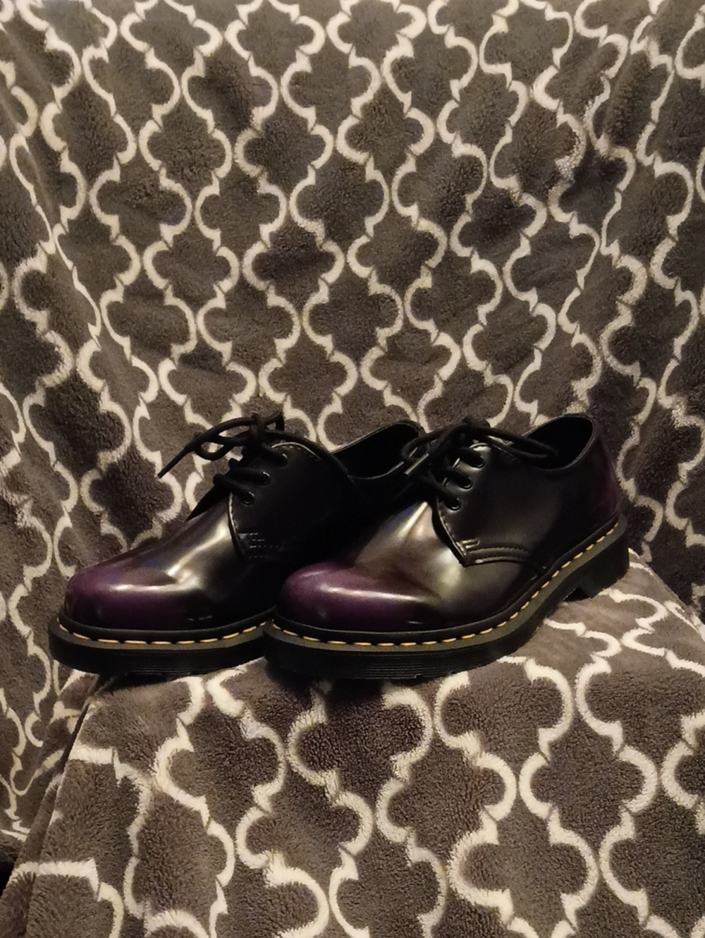 Dr.Martens - Purple to Black Ombre -Size 6 Womens- Brand New/Never Worn